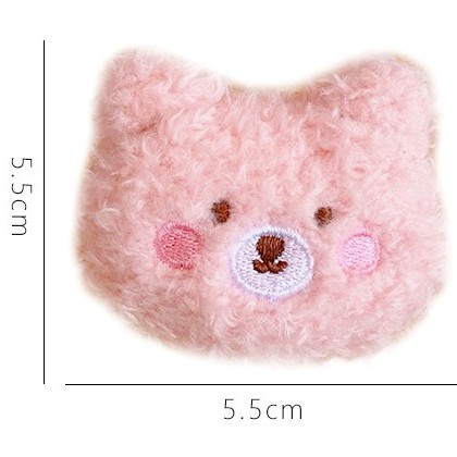 Ghim Cài Áo, Huy Hiệu Gấu Bông Plush Curly Bear