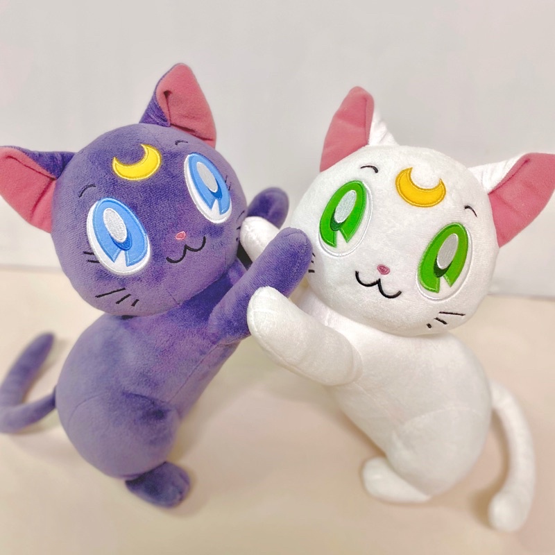 Gấu bông Mèo LUNA và ARTEMIS hoạt hình Sailor Moon Thuỷ Thủ Mặt Trăng chính hãng BANPRESTO