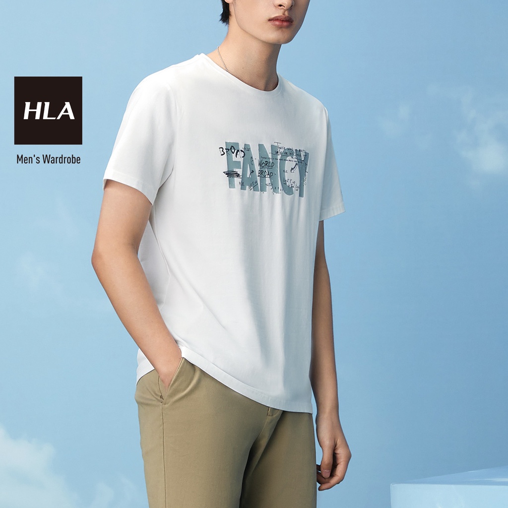 HLA - Áo Thun Nam Ngắn Tay Luminous Series Short Sleeve T-shirt