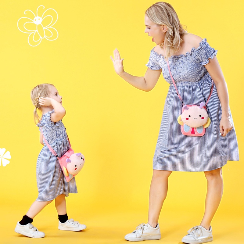 Túi Đeo Chéo Hình Động Vật Dễ Thương Cho Bé