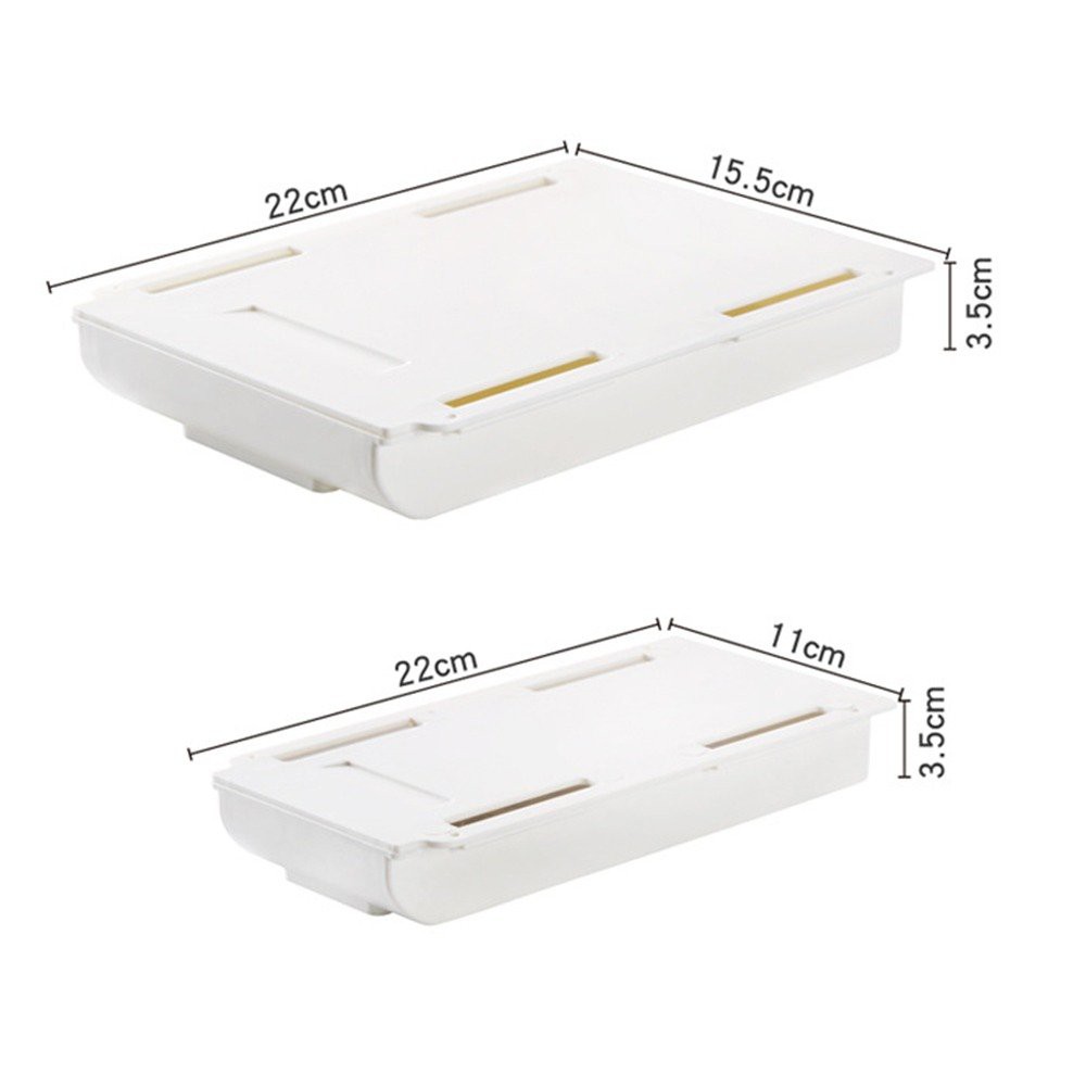 [Tổng Kho Sỉ] TỦ NGĂN KÉO PHỤ Mini Bí Mật Nhựa Cao Cấp Di Động Đựng Đồ - Khay Gài Rời Phía Dưới Mặt Bàn Cất Đồ G6