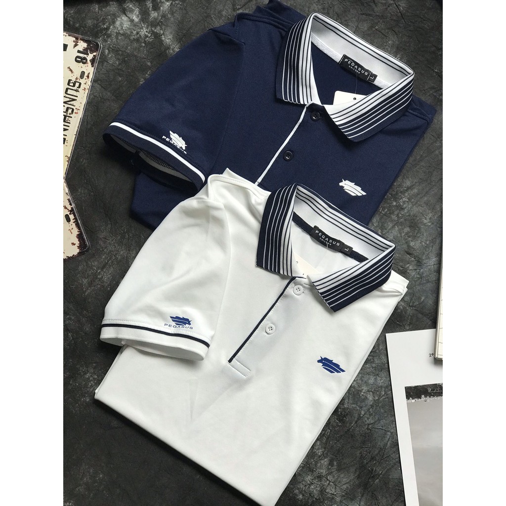 Áo Phông Nam 💕𝘍𝘳𝘦𝘦𝘴𝘩𝘪𝘱💕 Áo Thun Nam Tay Ngắn Có Cổ Pegasus Thun Cá Sấu Poly Mềm Mịn  2 Màu 4 Size - Mã PS0012 - STAND | BigBuy360 - bigbuy360.vn