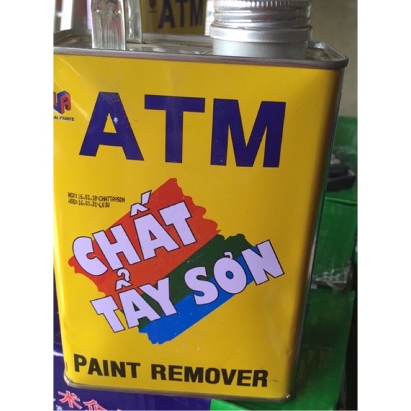 Chất tẩy sơn ATM 875ml dung dịch tẩy sơn trên mọi chất liệu