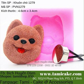 Khuôn silicon hình chó PVN1279