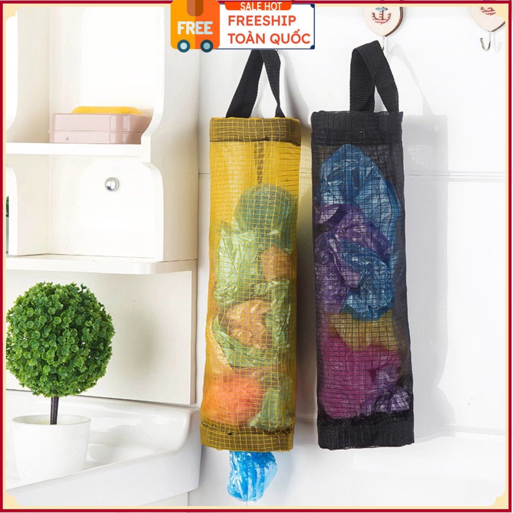 PVN31828 Túi lưới treo tường đựng túi nylon tiện dụng .