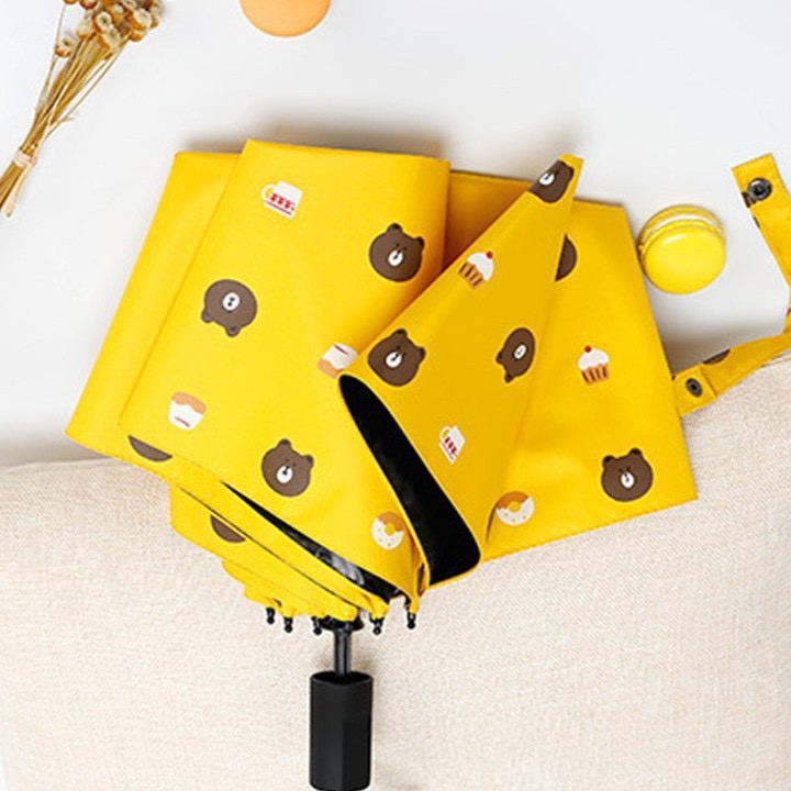 Dù Xếp Gọn Hình Gấu BROW Dễ Thương