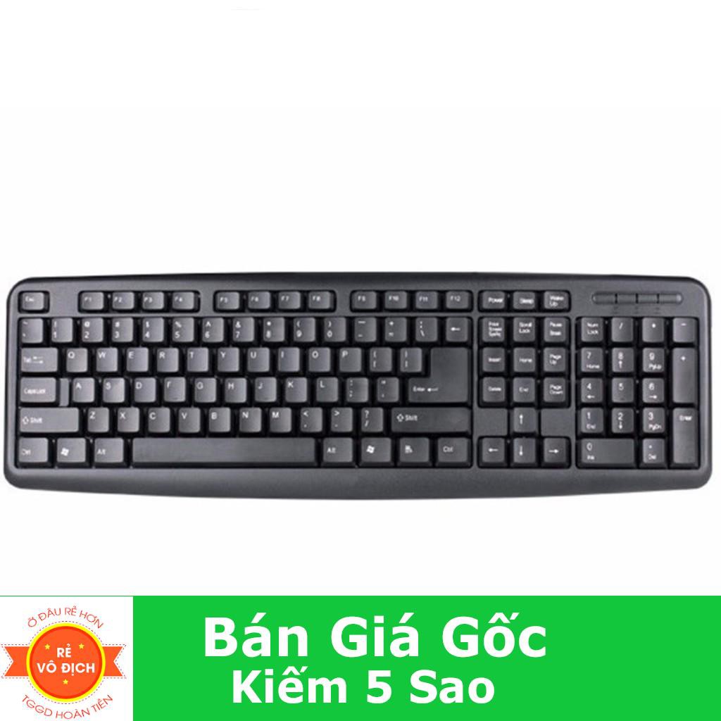 Combo phím chuột Bosston D5200 với Chuột độ nhạy cao, Bàn phím khắc laser, chống bay chữ với độ bền cao GP11396