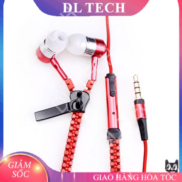 Tai nghe khóa kéo chống rối zipper DL TECH