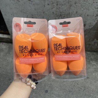 SET MÚT TÁN NỀN REAL TECHNIQUES BY SAM & NIC 4 SPONGE.