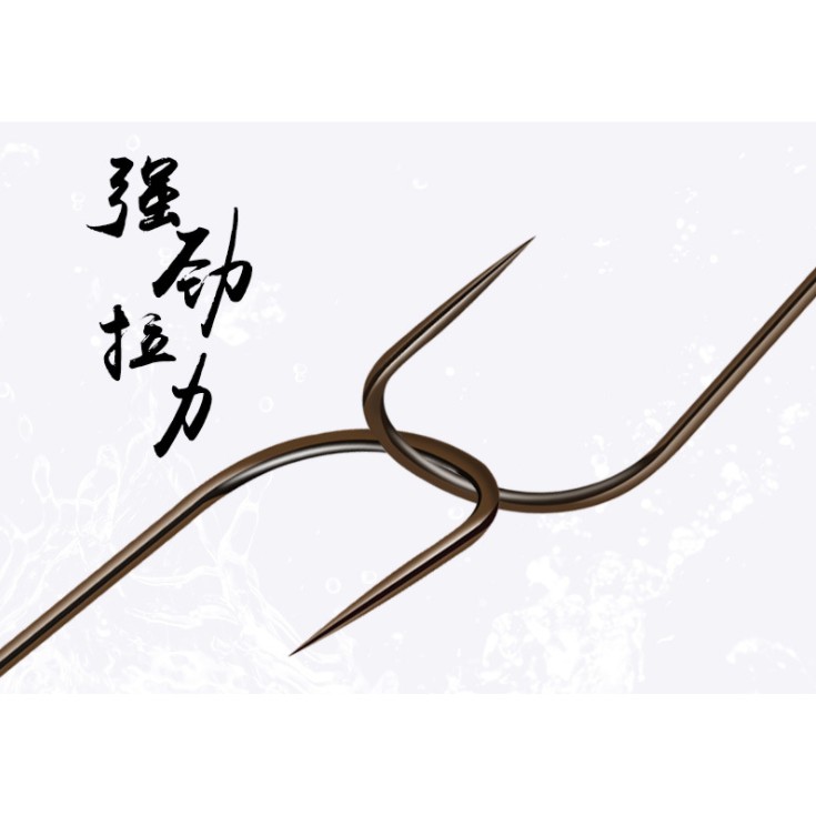 100 cái lưỡi câu titan nâu cao cấp - lưỡi không nghạnh chuyên câu thi đấu