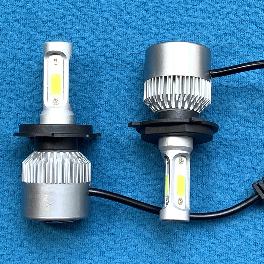 Bộ đèn pha led X7 3 tim H4 có quạt tản nhiệt