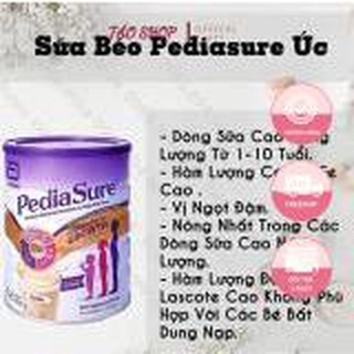 Sữa Pediasure Úc 850gr (nắp tím)