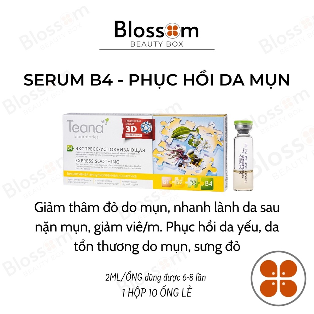 Serum da dầu mụn B3 B4 TEANA 20ML