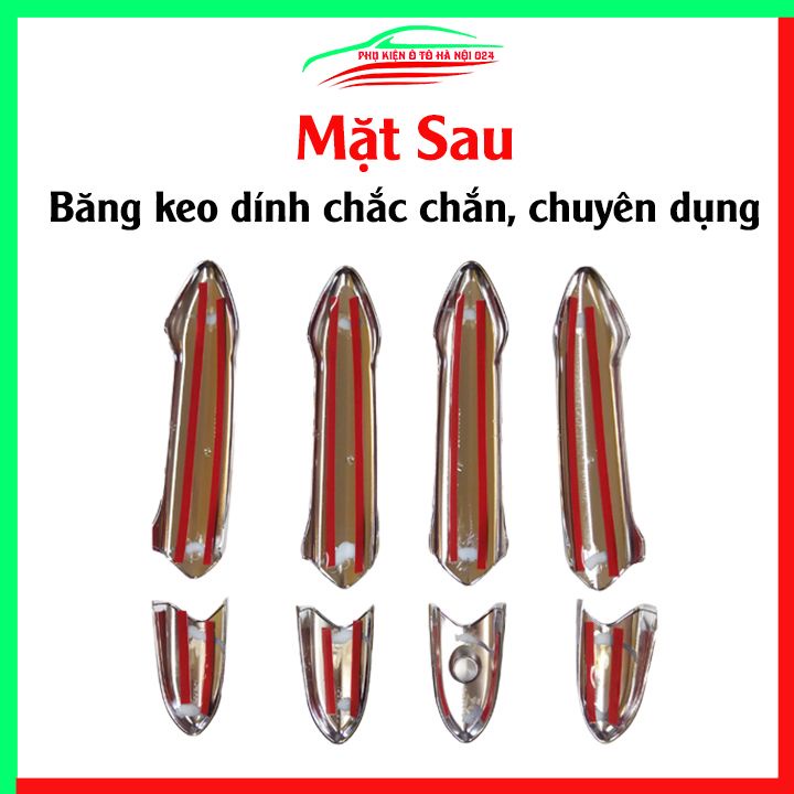 Ốp tay hõm cửa mạ crom Fadil 2019-2024 chống trầy va đập mở cửa xe
