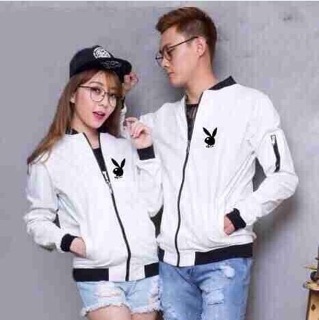 Áo khoác cặp nam nữ logo dễ thương