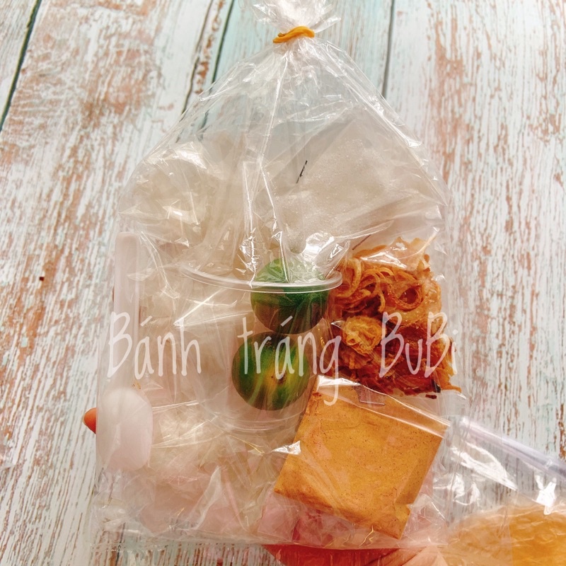 Bánh tráng sợi Phun sương Chấm Muối Tôm Sặc Hành Phi Giòn Thơm Cực Ngon - Đặc biệt không dầu