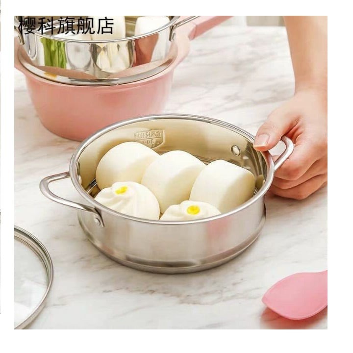 Xửng hấp đồ ăn size 16cm inox 304 chuẩn xịn hàng dày đẹp