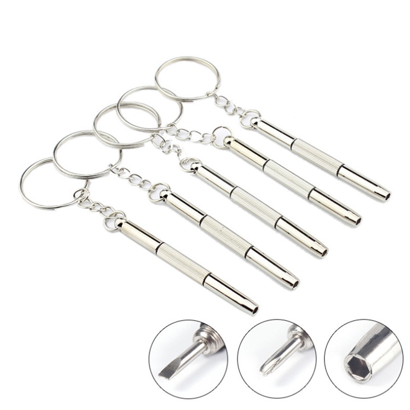 Tua vít 3 trong 1 tiện dụng để sửa chữa mắt kính/mắt đồng hồ-K1756