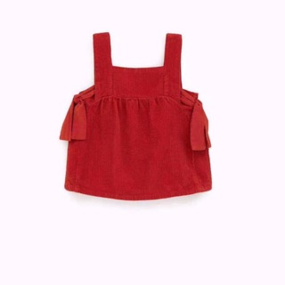 Váy nhung yếm ZARA chuẩn tem mác