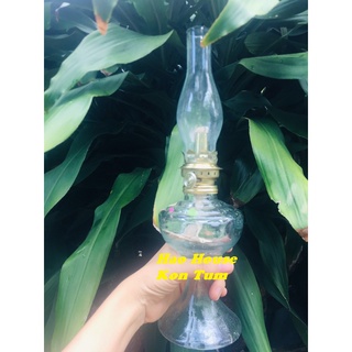 Đèn dầu thủy tinh loại lớn, đèn bão, đèn dầu 04 việt nam