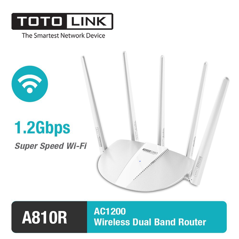 Bộ Phát WiFi Totolink Băng Tần Kép AC1200 A810R - Hàng chính hãng | BigBuy360 - bigbuy360.vn