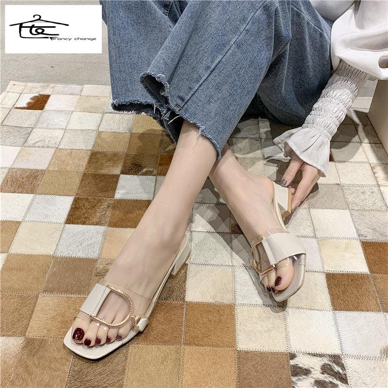 Dép Sandal Đế Dày Thời Trang Dành Cho Nữ