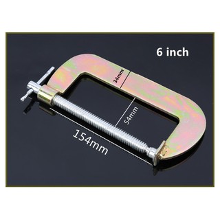 CẢO VAM CHỮ C 6 INCH KẸP MAX 154 MM