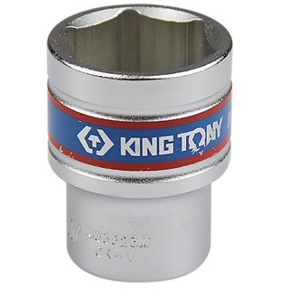 Đầu tuýp trắng ngắn 1/2 inch lục giác 23mm Kingtony 433523M