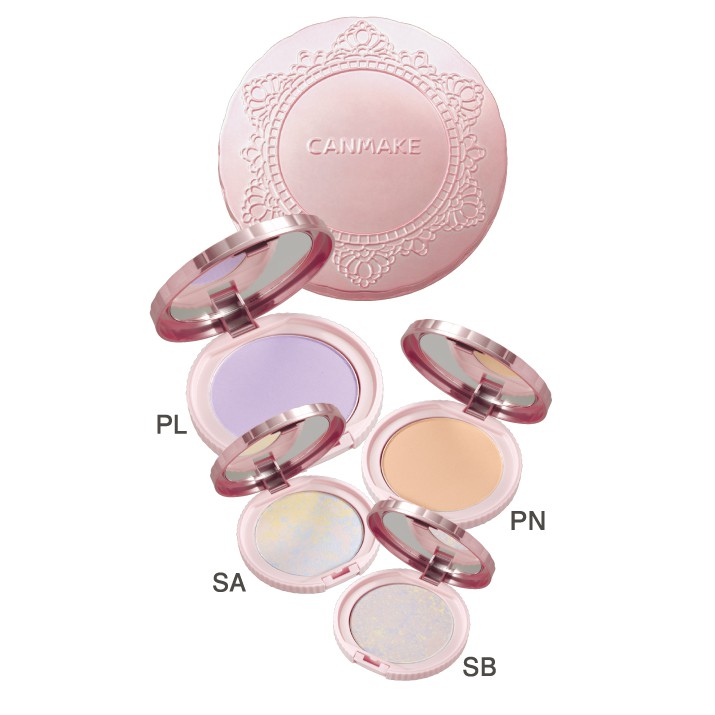 Phấn phủ dạng nén Canmake Transparent Finish Powder SPF30 PA++ 10g