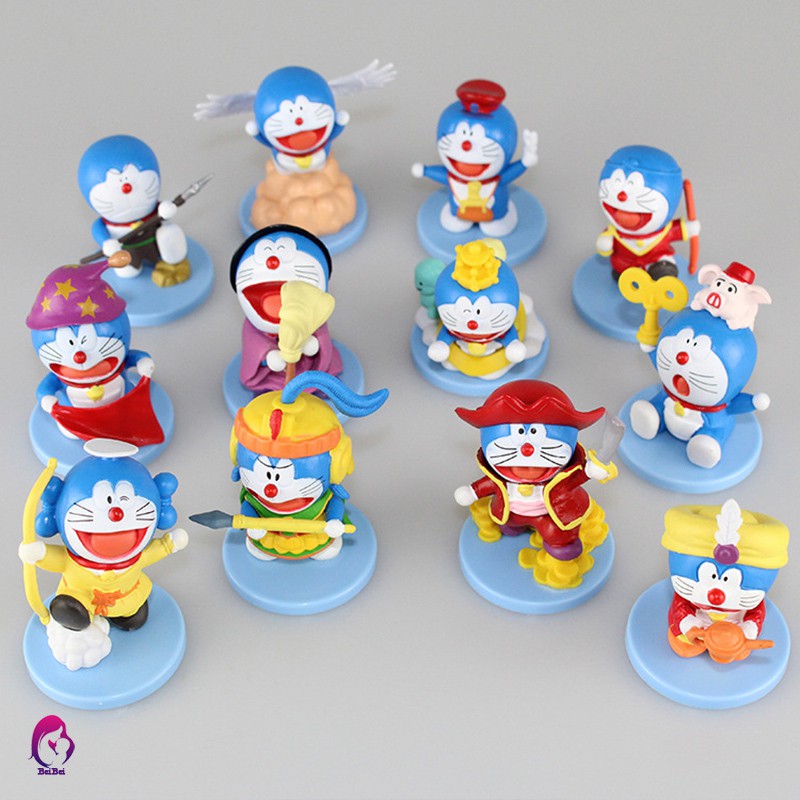 Bộ Sưu Tập Búp Bê Nhân Vật Doraemon (6 Cái)