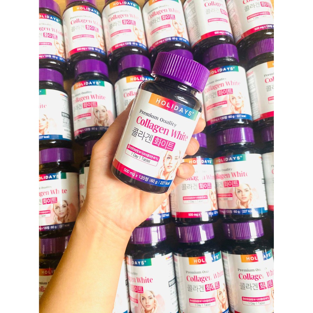 Viên uống bổ sung collagen HOLIDAYS PREMIUM QUALITY COLLAGEN 120V