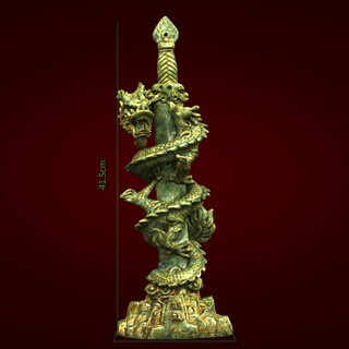 Tượng phong thủy - Kiếm rồng- Xưởng E3D - LT 053