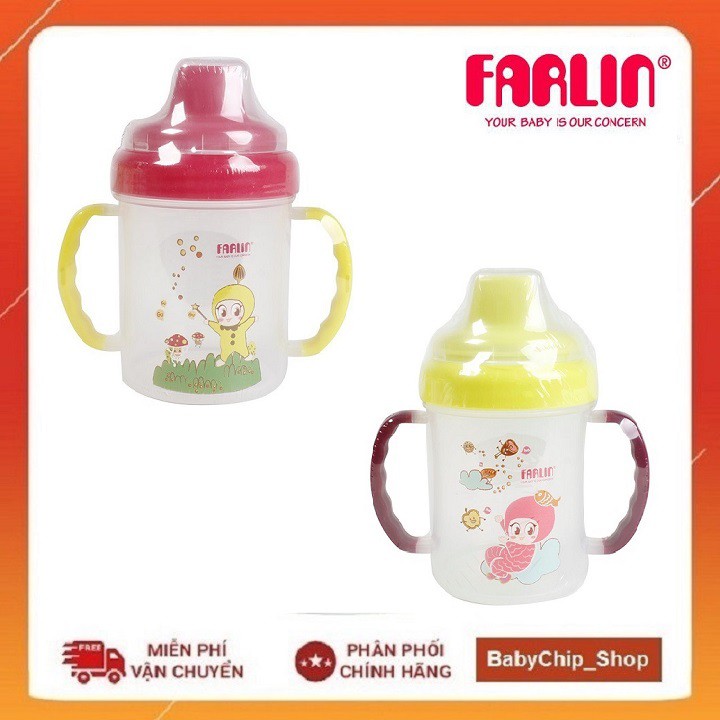[Sale 99k] Cốc tập uống chống tràn 240ml Farlin AET.CP011B.