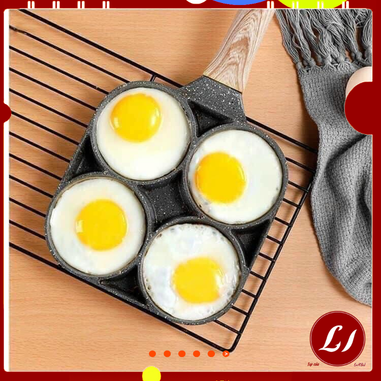 Chảo chiên đa năng 4 ngăn siêu tiện lợi trong gia đình(Kích thước 21*18cm) - labi