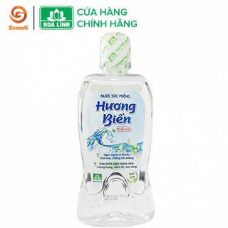 Nước súc miệng Hương Biển chai 400ml - Kháng khuẩn , làm sạch răng miệng cho nụ cười tự tin trắng sáng - NSM01