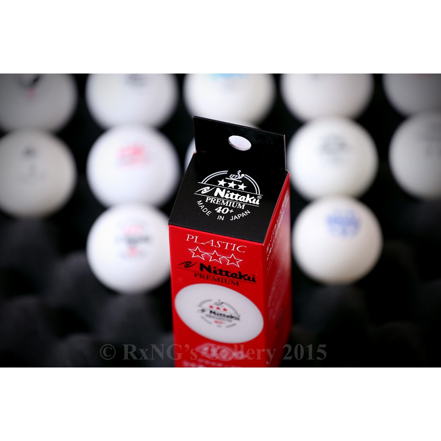 Quả Bóng Bàn Thi Đấu Chuyên Nghiệp Nittaku Premium 40+  / DHS Busan / Double Fish Sừng Trâu