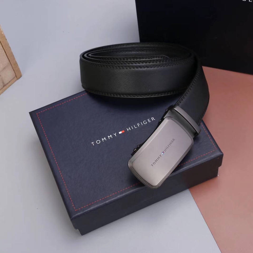 Thắt Lưng Tommy Hilfiger Tommy Hilfiger Có Khóa Cài Tự Động Bằng Da Chống Trượt Cho Nam