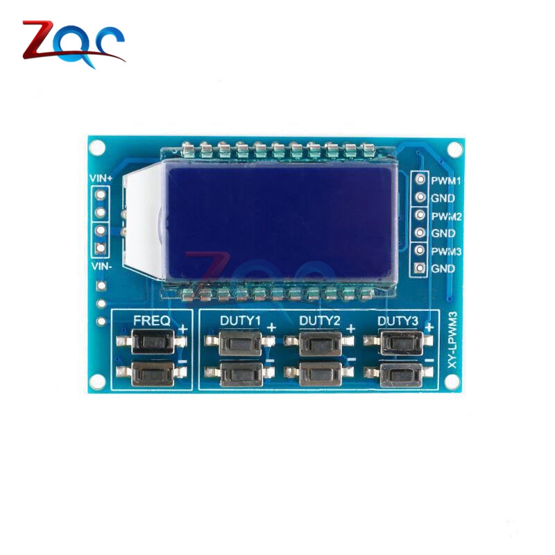 Mô đun bảng mạch 1Hz-150Khz tạo tín hiệu xung tần PWM 3.3V-30V có màn hình LCD hiển thị