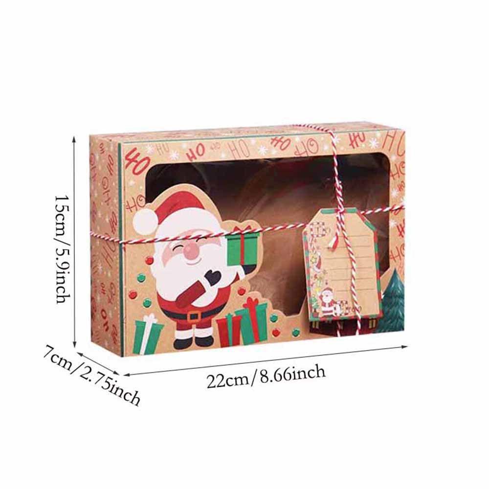 LAKAMIER Set 3 / 6 / 9 / 12 Hộp Giấy Đựng Kẹo Trang Trí Cây Thông Noel
