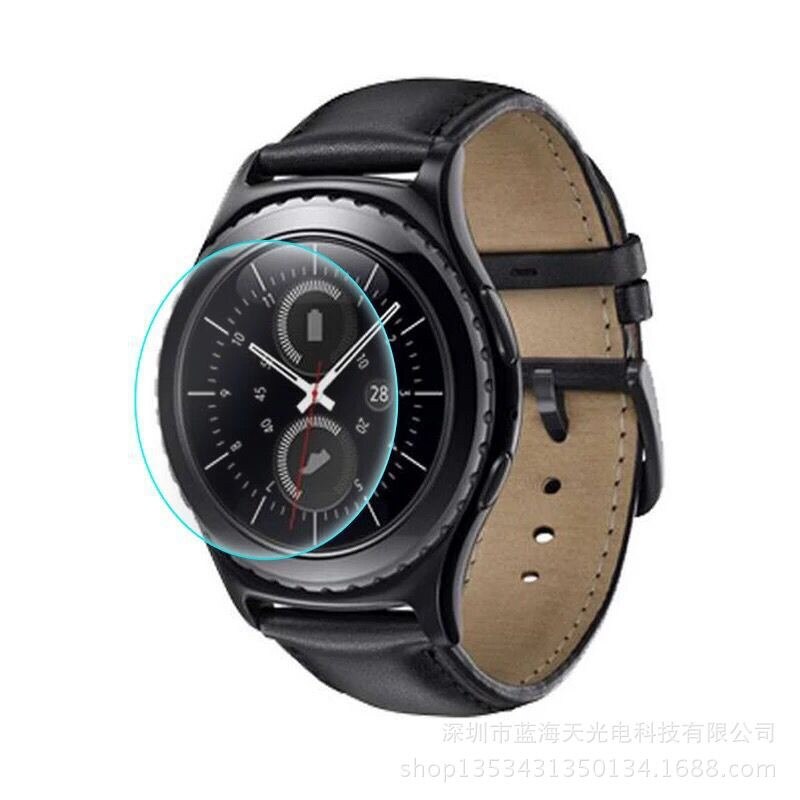 Set 2 Kính Cường Lực Chuyên Dụng Cho Samsung Gear S3 Frontier Classic Galaxy Watch 46mm 42mm Galaxy Watch 3 Và Phụ Kiện