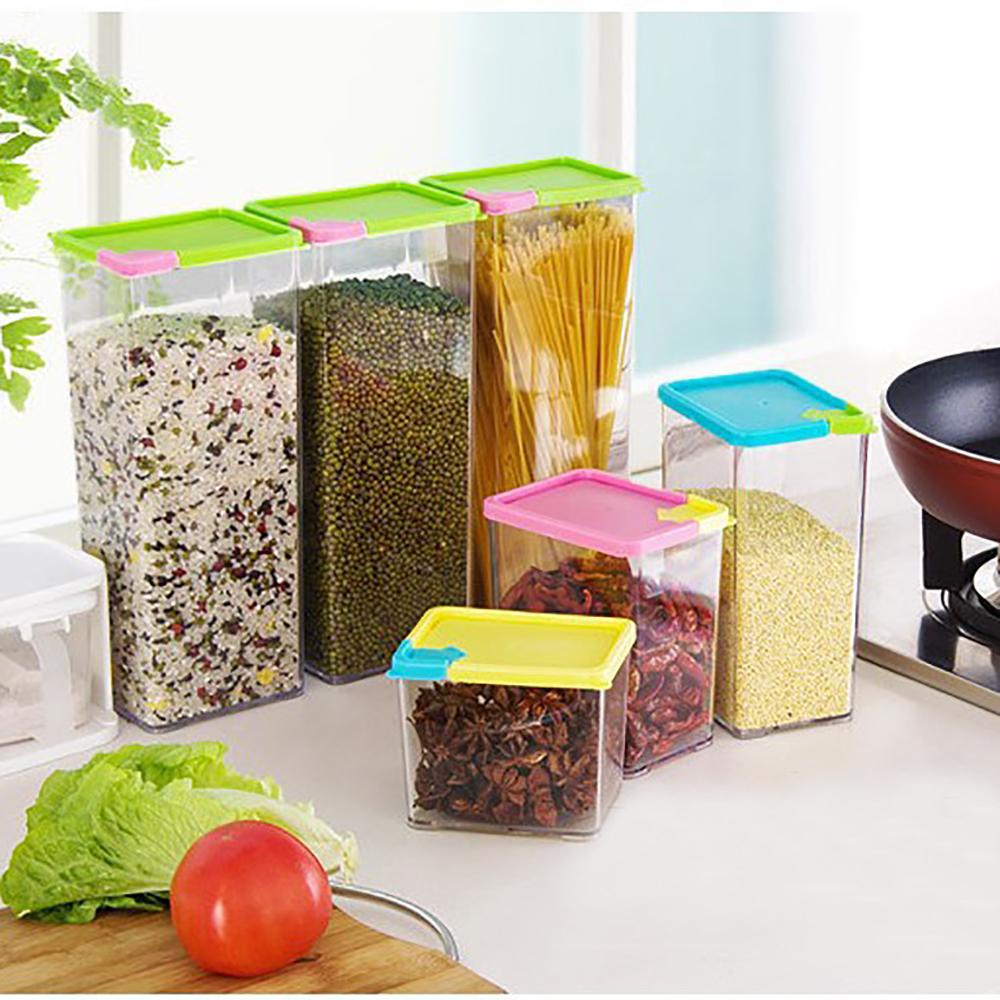 Hộp Nhựa Đựng Thực Phẩm Chống Ẩm Có Nắp Đậy Tiện Dụng