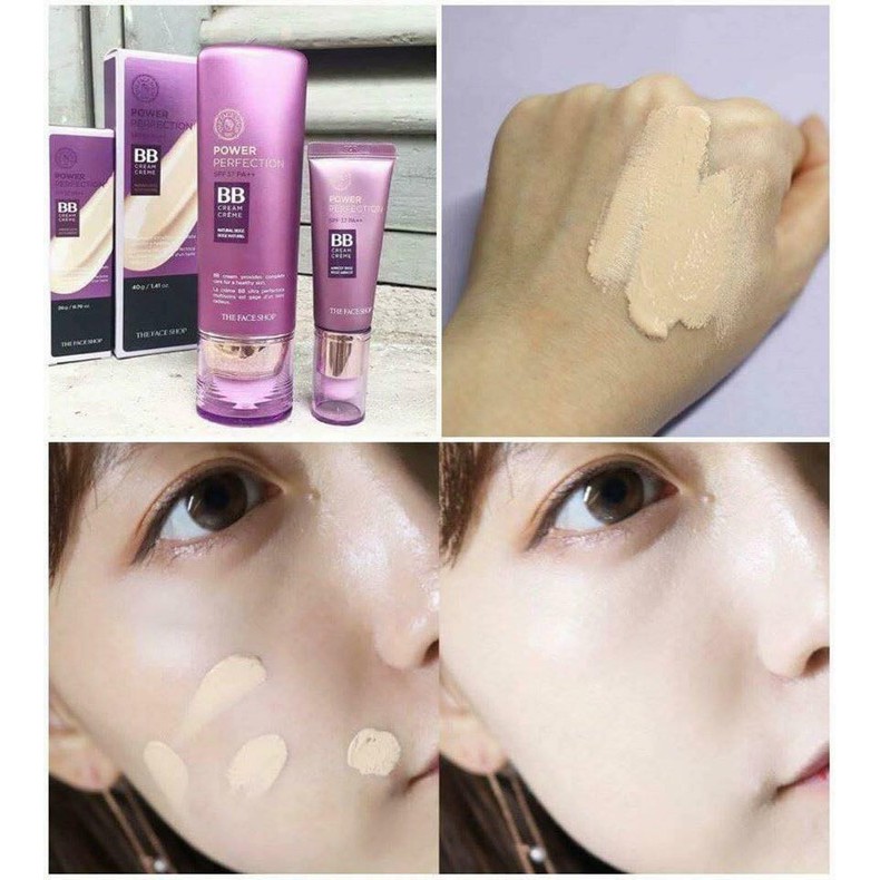 [Tuýp lớn 40g] KEM NỀN ĐA NĂNG POWER PERFECTION BB CREAM SPF37 PA++