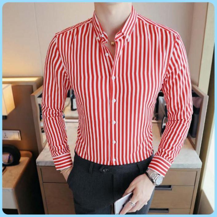 [FREESHIP-ÁO ĐẸP]Áo sơ mi - Áo sơ mi nam đẹp - Chất liệu lụa mềm mịn, kiểu dáng slimfit trẻ trung, thanh lịch, tôn dáng | BigBuy360 - bigbuy360.vn