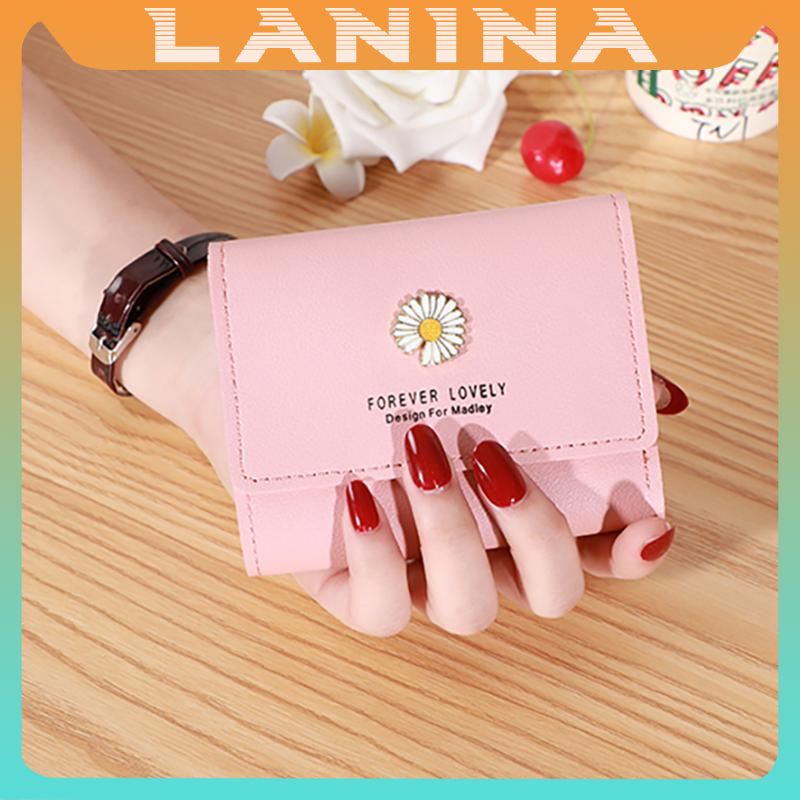 Ví nữ mini hoa cúc cao cấp ngắn cute nhỏ gọn bỏ túi thời trang giá rẻ NG2