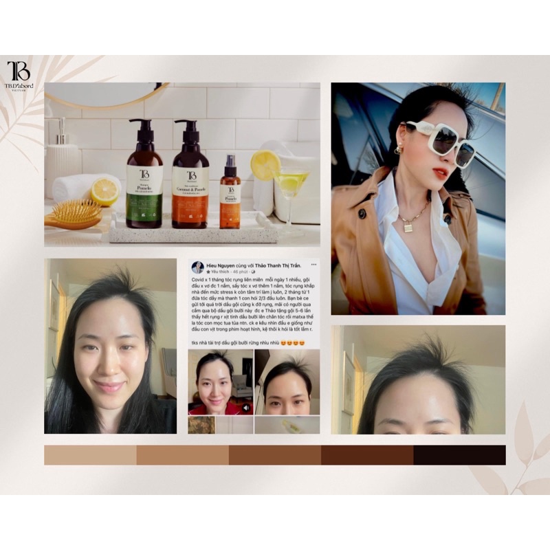 Dầu Gội Bưởi Rừng TB.D’ABORD Ngăn ngừa rụng tóc, giảm gàu, kiềm dầu & nuôi dưỡng tóc suôn dài óng mượt
