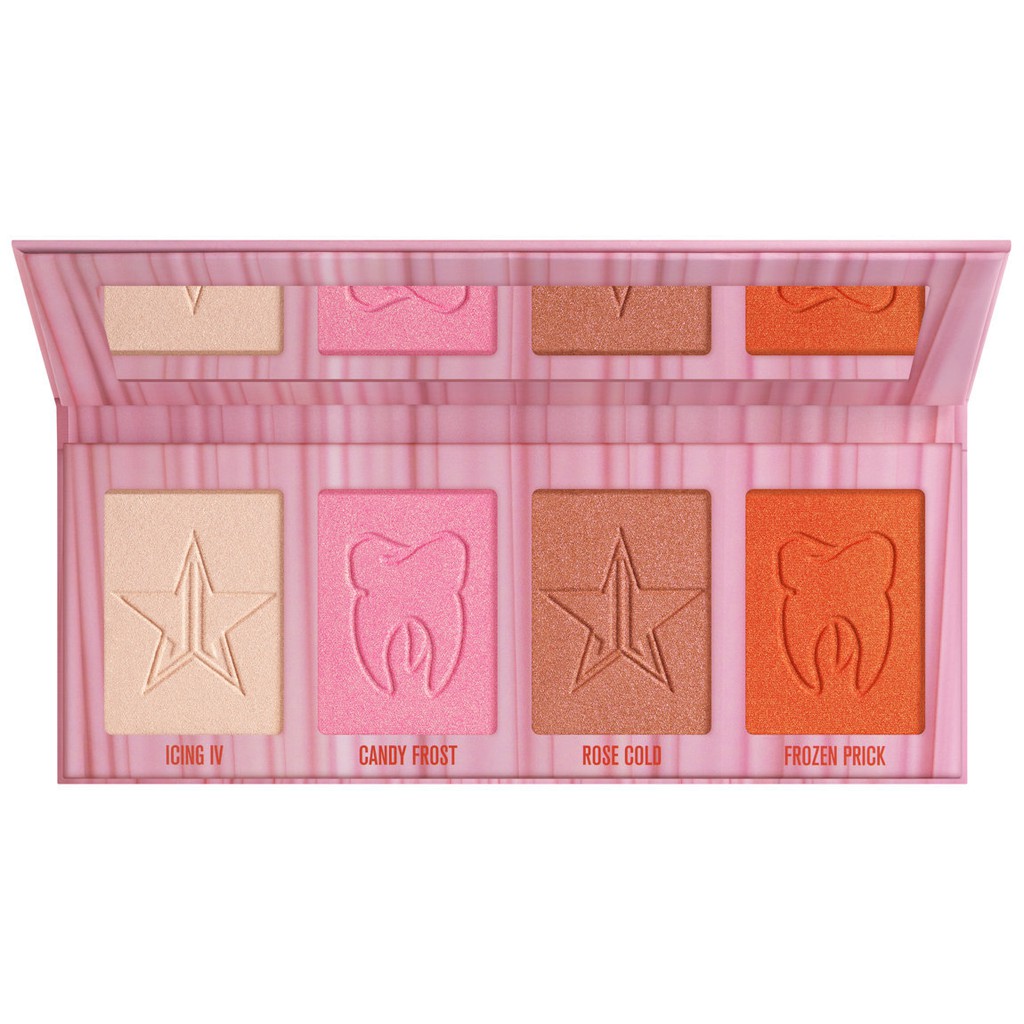 Jeffree Star - Bảng Phấn Bắt Sáng Cavity Skin Frost Highlighter Palette 7g