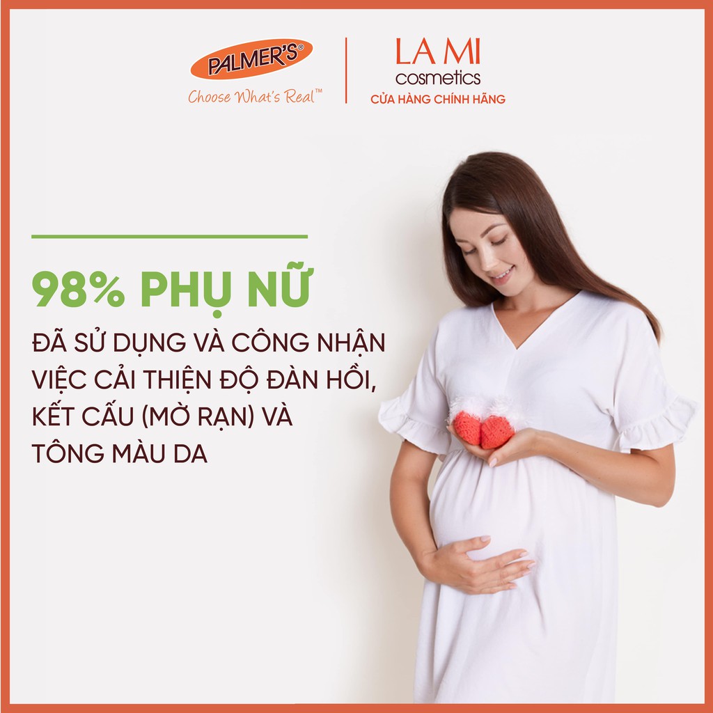 Bơ đậm đặc ngăn ngừa và chống rạn da tăng cường Palmer's 125g [Nhập Khẩu Chính Hãng]