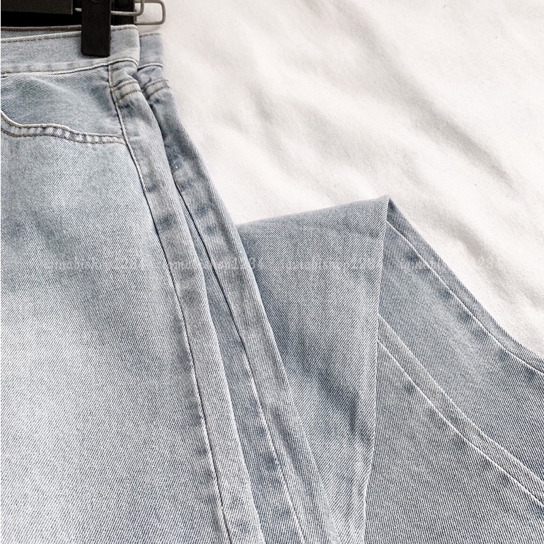 Quần Ống Rộng Jean Nữ Cạp Cao - Nabishop1234 Mã 3193  (ẢNH THẬT) | BigBuy360 - bigbuy360.vn