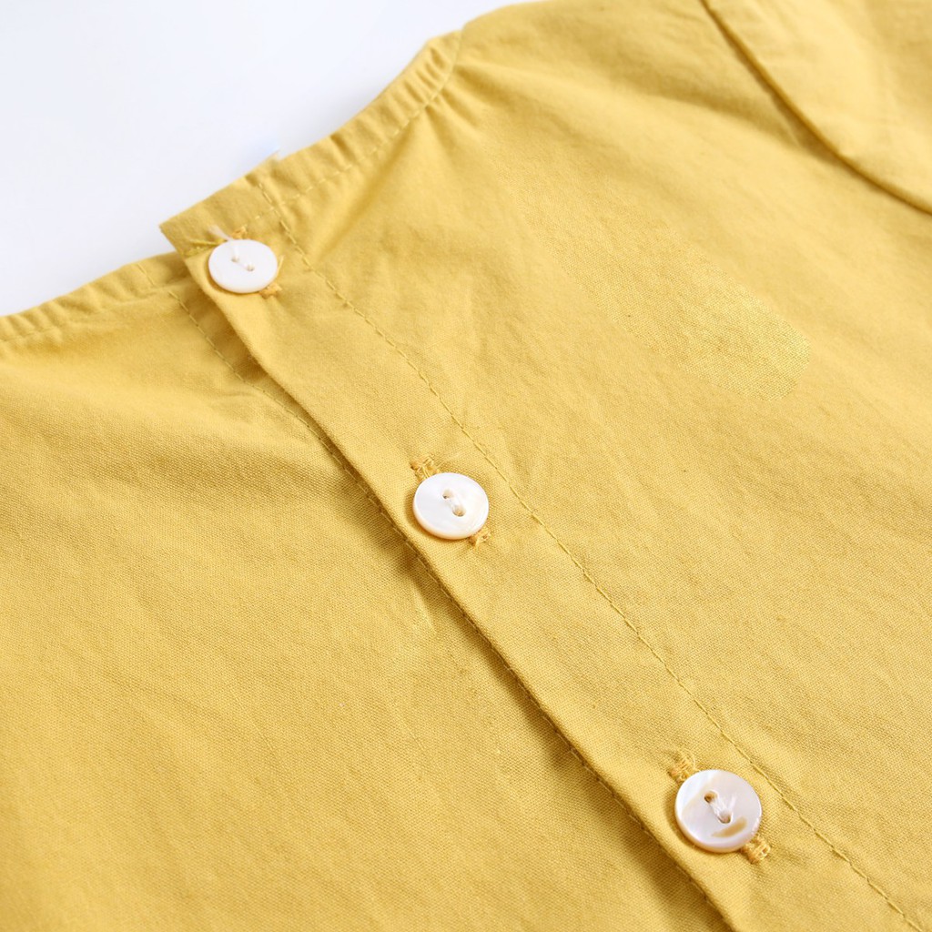 Áo Liền Quần Sanlutoz Chất Liệu Cotton Họa Tiết Hoa Dành Cho Bé Gái Mặc Vào Mùa Hè