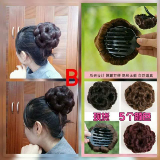 BÚI TÓC HOA GIẢ